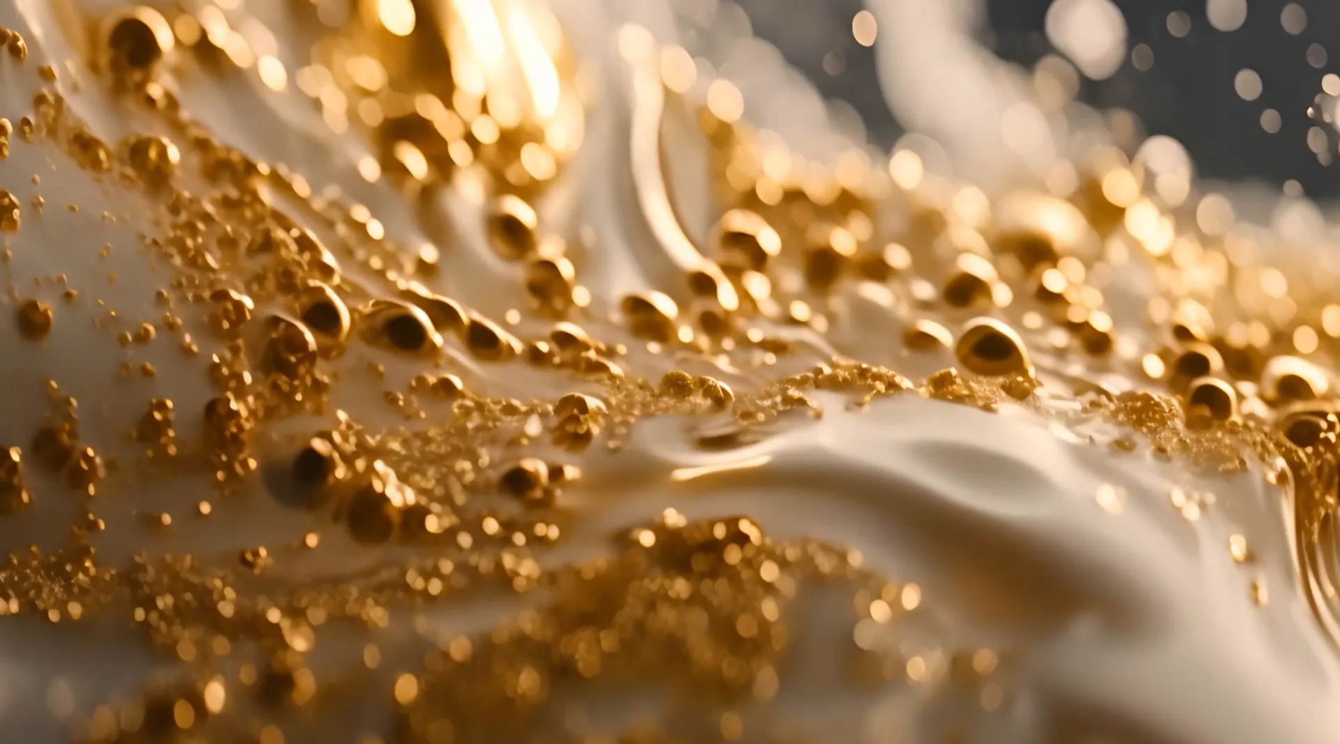Liquid Gold Elegance Abstract Video Backdrop